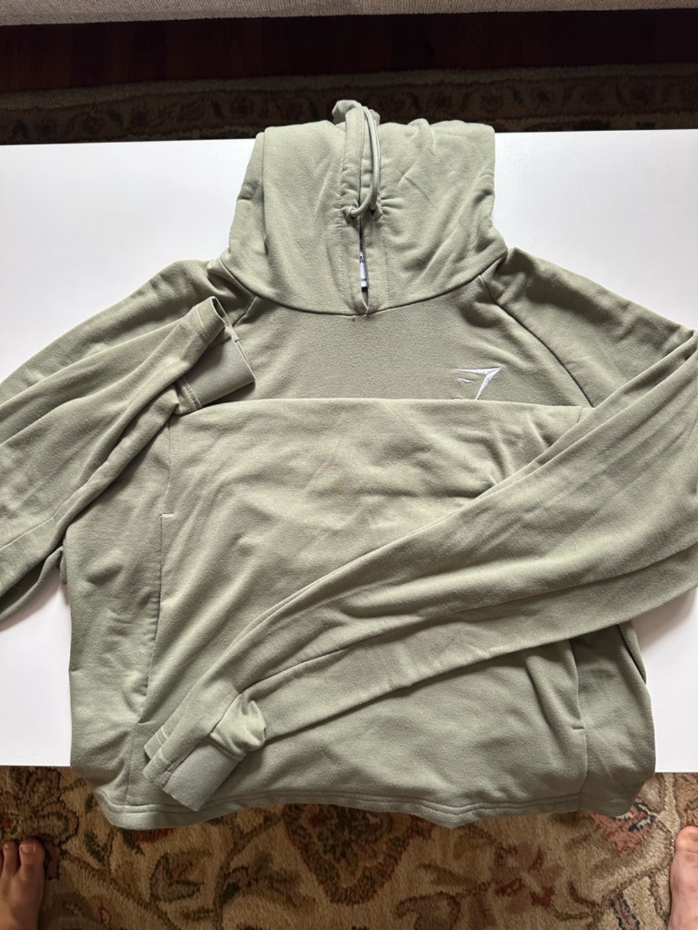 Gymshark Men's Sweatshirt in Sage Green